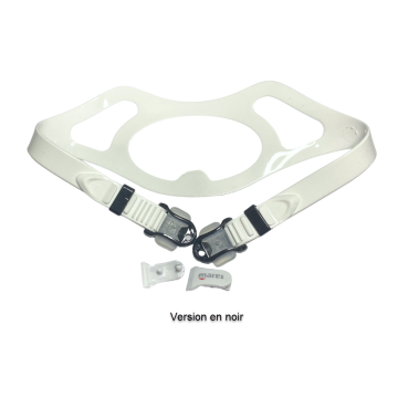 Ensemble Courroie et clips pour pour masque Mares - Transparent
