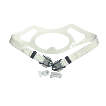 Ensemble Courroie et clips pour pour masque Mares - Blanc