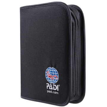 Cartable en nylon PADI pour carnet de plongée (logbook) ou manuel d'instructeur