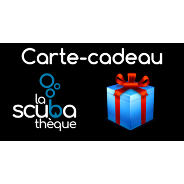 Carte-cadeau - La Scubathèque
