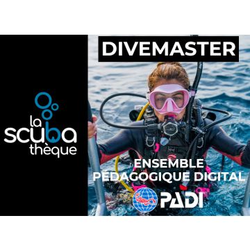 Ensemble pédagogique PADI Divemaster DIGITAL