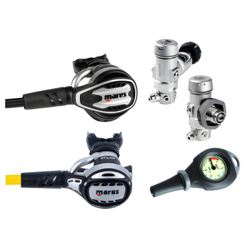 Ensemble Détendeurs MARES 88X TBP PLANET / Octopus ATLAS / Console Mission 1 (PRIX DÉJÀ RÉDUIT)