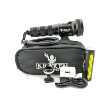 Lampe de plongée ou pour photographie/vidéo sous-marin Kraken Hydra 2500 V2