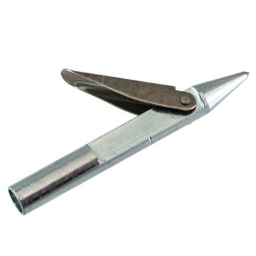 Pointe de flèche en inox avec 1 aile  Ø 6.5mm Thread