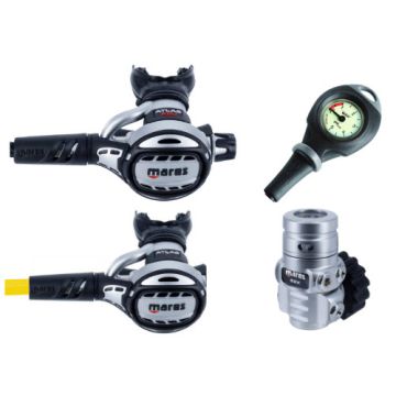 Ensemble Détendeurs MARES 62X TBP DRY ATLAS ADJ / Octopus ATLAS / Console Mission 1 (PRIX DÉJÀ RÉDUIT)