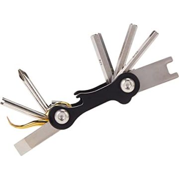 Mini outil de plongée 8 en 1 Noir 6,3 cm