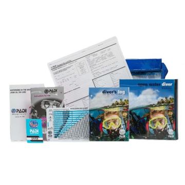 Ensemble pédagogique PADI ''Open Water Diver'' version TPL impérial