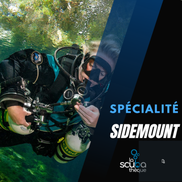 Sidemount Diver - Spécialité PADI - Prochaine date 9 mai 2026