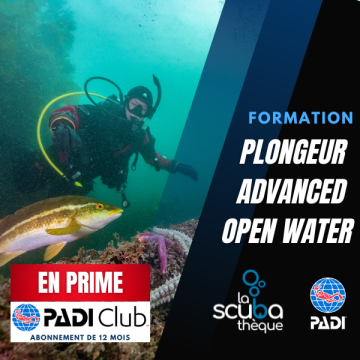 Advanced Open Water Diver PADI - Prochaine date le 21 mai 2026