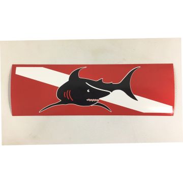 Collant Trident « Shark on a dive flag »