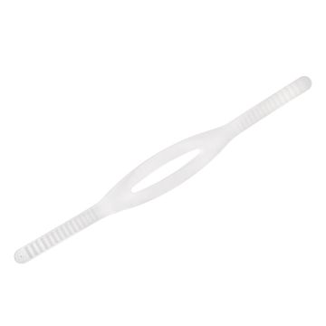 Courroie de masque de remplacement en silicone transparente Trident