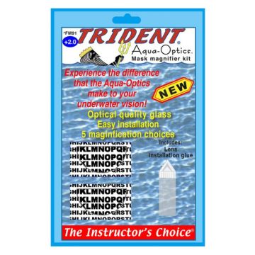 Ensemble de foyer pour masque de plongée Trident Aqua-Optics