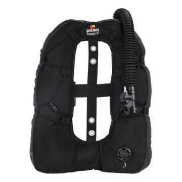 Vessie simple Dive Rite Voyager EXP avec plaque et harnais Transplate