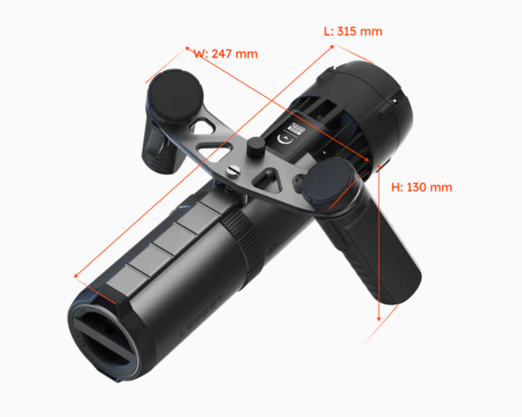 LeFeet P1 Scooter Size