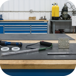 Table de travail inspection visuelle